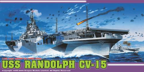 Dragon 1:700 USS Randolph CV-15 7050 hajó makett