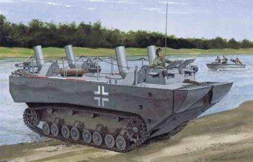 Dragon 1:35 Panzerfahre LWS Prototype Nr.1 6625 harcjármű makett