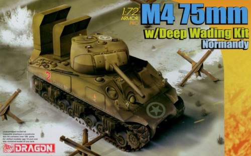 Dragon 1:72 M4 Normandy w:Deep Wading Kit 7367 harcjármű makett