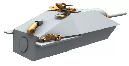CMK 1:72 Hetzer Exterior Detail Set for Vespid Model