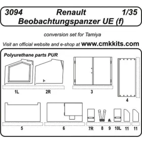   CMK 1:35 Renault Beobachtungspanzer UE (f) für Tamiya Bausatz