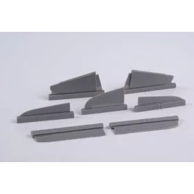   CMK 1:48 J2M3 Raiden (JACK)-Control surface set for Hasewgawa kit