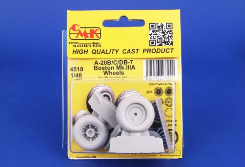 CMK 1:48 A-20B/C/DB-7 Boston Mk.III Wheels for HK Models