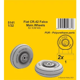 CMK 1:32 Fiat CR.42 Main Wheels (ICM kit)