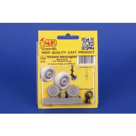   CMK 1:72 Vickers Wellington Mainwheels and Tailwheel w/Leg for Special Hobby