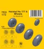 CMK 1:72 Heinkel He 177 A Wheels for Revell