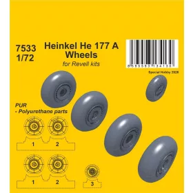 CMK 1:72 Heinkel He 177 A Wheels for Revell