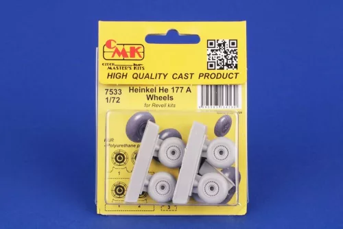 CMK 1:72 Heinkel He 177 A Wheels for Revell