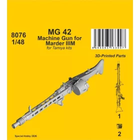 CMK 1:48 MG 42 Machine Gun for Marder IIIM for Tamiya
