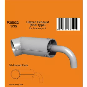 CMK 1:35 Hetzer Exhaust (final type) / for Academy kit