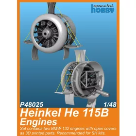 CMK 1:48 Heinkel He 115B Engines for Special Hobby kits