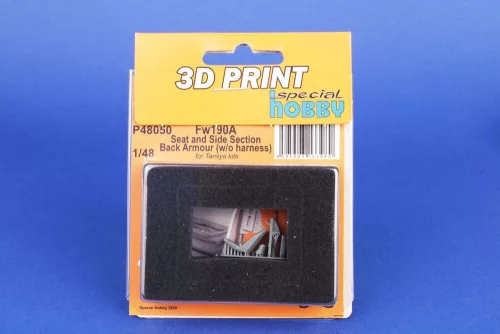 CMK 1:48 Fw190A Seat and Side Section Back Armour (w/o harness) for Tamiya