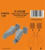 CMK 1:48 P-47D/M Intercooler Channel Correction Set for Tamiya