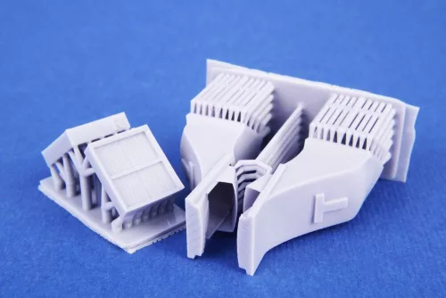 CMK 1:48 P-47D/M Intercooler Channel Correction Set for Tamiya