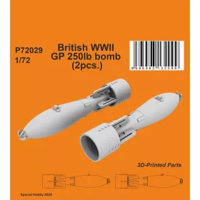 CMK 1:72 British WWII GP 250lb bomb (2pcs.)