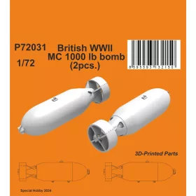 CMK 1:72 British WWII MC 1000lb bomb Mk.I (2pcs.)