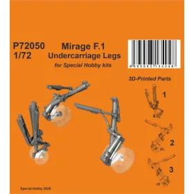 CMK 1:72 Mirage F.1 Undercarriage Legs for Special Hobby