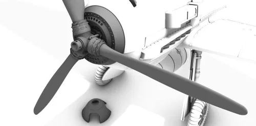 CMK 1:72 Messerschmitt Bf 109E Detailed Propeller Spinner