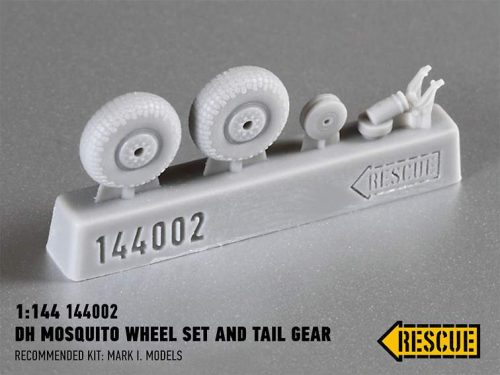 Rescue 1:144 DH Mosquito wheel set and tail gear