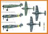 Rs Models Messerschmitt Bf 109X magyar, német és cseh felségjelekkel