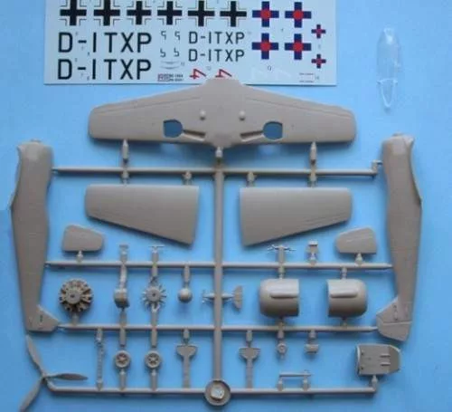 Rs Models Messerschmitt Bf 109X magyar, német és cseh felségjelekkel