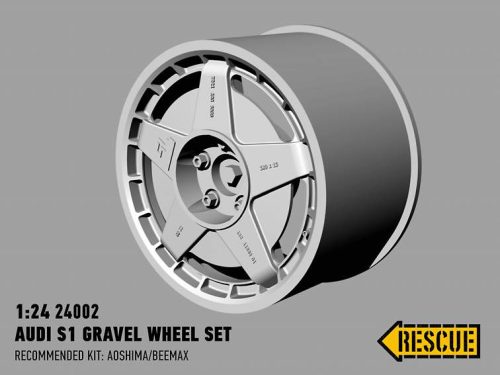 Rescue 1:24 Audi S1 gravel wheel set