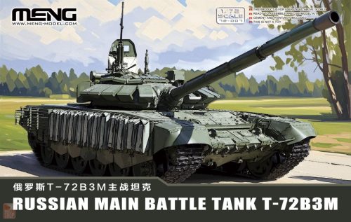 Meng Model 1:72 Russian Main Battle Tank T-72B3M