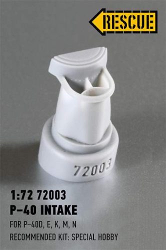 Rescue 1:72 P−40 intake (for P−40D, E, K, M, N)