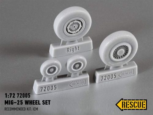 Rescue 1:72 MiG−25 wheel set
