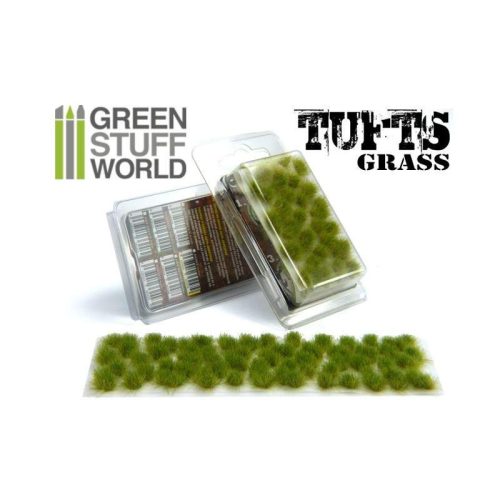 Green Stuff World Grass TUFTS - 6mm REALISTIC GREEN