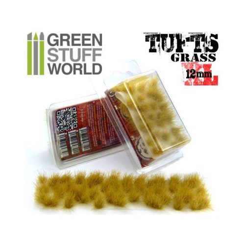 Green Stuff World Grass TUFTS XL - 12mm BEIGE