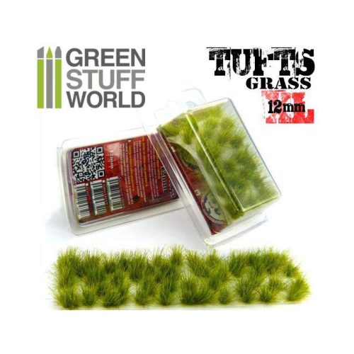 Green Stuff World Grass TUFTS XL - 12mm REALISTIC GREEN