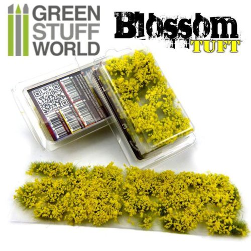 Green Stuff World Blossom TUFTS - 6mm YELLOW Flowers