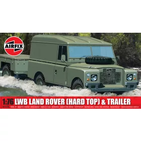 Airfix 1:76 LWB Land Rover (Hard Top) & Trailer