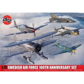 Airfix 1:72 Swedish Air Force 100th Anniversary Set