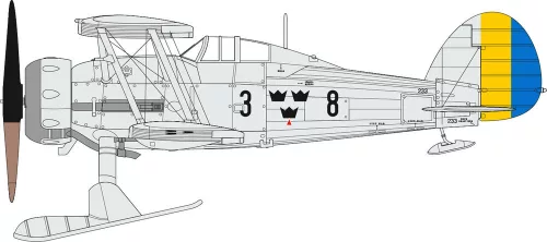 Airfix 1:72 Swedish Air Force 100th Anniversary Set
