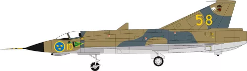 Airfix 1:72 Swedish Air Force 100th Anniversary Set