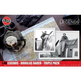 Airfix 1:48 Legends - Douglas Bader - Triple Pack