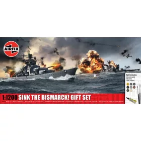 Airfix 1:1200 Sink The Bismarck! Gift Set