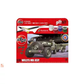 Airfix 1:72 Hanging Gift Set Willys MB Jeep
