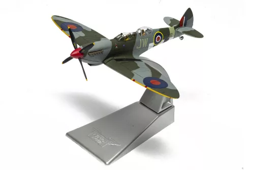 Corgi 1:72 Supermarine Spitfire T9, PV202/’JW’ (G-CCCA), Presented as Spitfire MK.IX ML365/JW,135 Wing, 2nd Tactical Air Force, Aircraft operated by Aerial Collective, Duxford Airfield