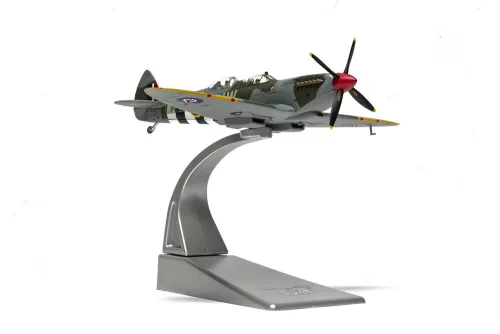 Corgi 1:72 Supermarine Spitfire T9, PV202/’JW’ (G-CCCA), Presented as Spitfire MK.IX ML365/JW,135 Wing, 2nd Tactical Air Force, Aircraft operated by Aerial Collective, Duxford Airfield