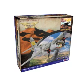   Corgi 1:72 Martin B-26C-45-MO Marauder, 42-107752 / BN 88 ‘Miss Arkansas’, Flown by Lt Leo A Lampman, 444th Bombardment Squadron , 320th Bombardment Group, USAAF 12th Air Force, Decimomannu Airfield, Sardinia, Summer 1944