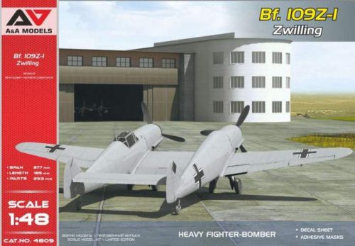 A&A Model 1:48 Messerschmitt Bf.109Z-1 ”Zwilling”