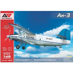 A&A Models 1:48 An-3 tuboprop utility biplane