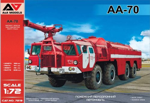 A&A Models 1:72 AA-70 Airport Firefighting truck