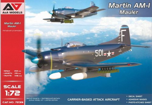 A&A Model 1:72 AM-1 ”Mauler” attack aircraft (Late vers.)