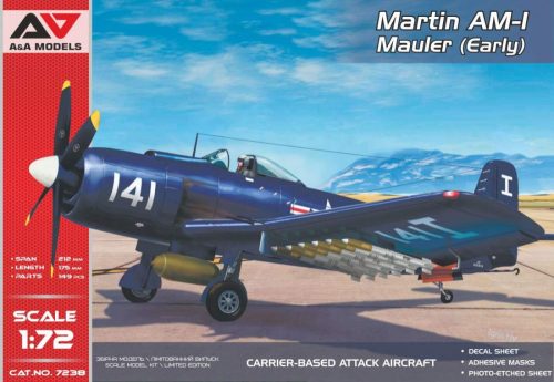 A&A Models AAM7238 1:72 AM-1 ”Mauler” (Early ver.) attack aircraft