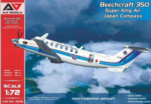 A&A Models AAM7243 1:72 Beechcraft 350 (Japan Coast Guard)