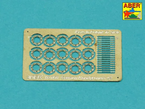 Aber Models 1:16 German Stielhandgranate 24 –set of 15 pcs. All metal parts